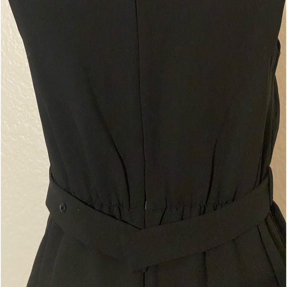 Kate Spade Black and Pink Sleeveless Color Block Dress with Belt - Picture 5 of 12